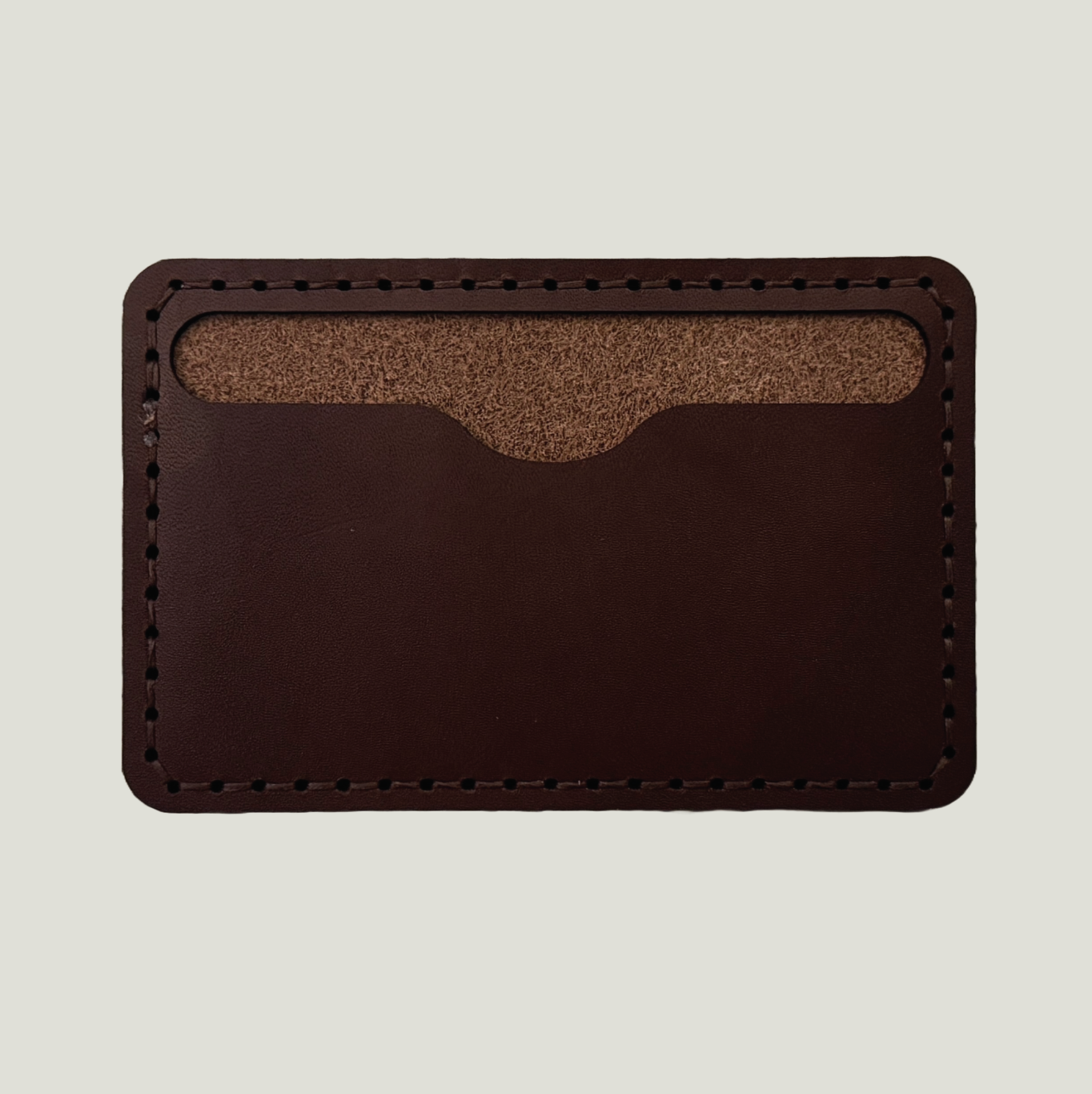 "The Two-Bit" Slim Wallet, Chocolate