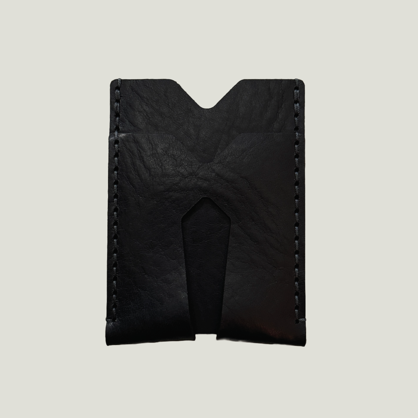 "The Aztec" Slim Wallet, Nero