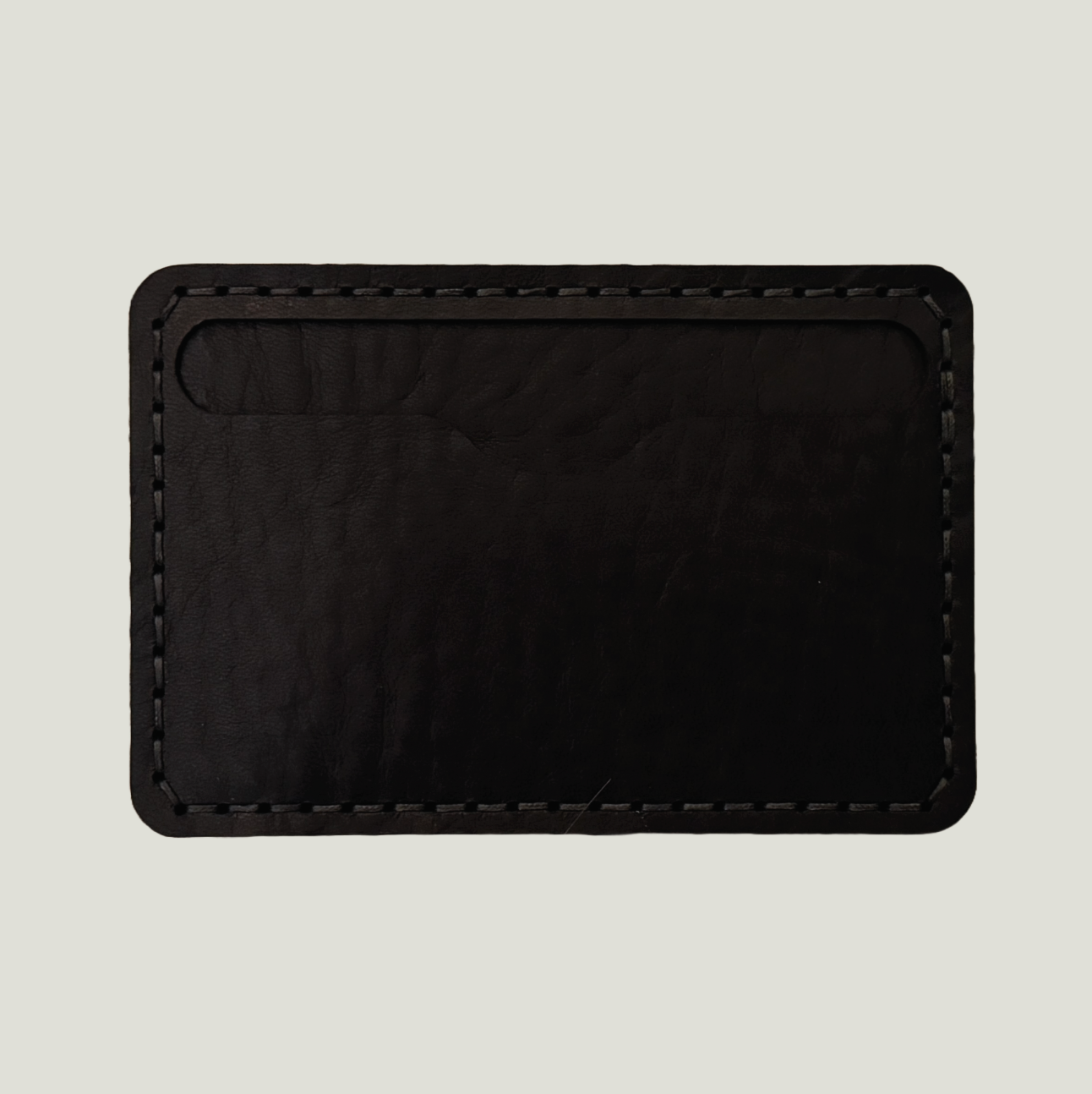 "The Two-Bit" Slim Wallet, Nero