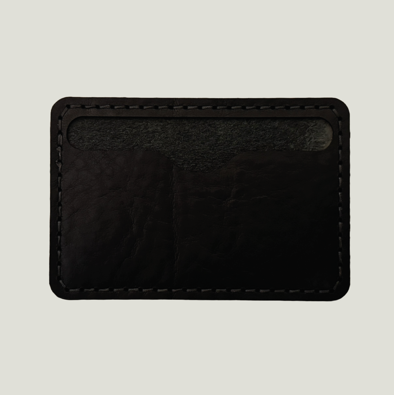 "The Two-Bit" Slim Wallet, Nero