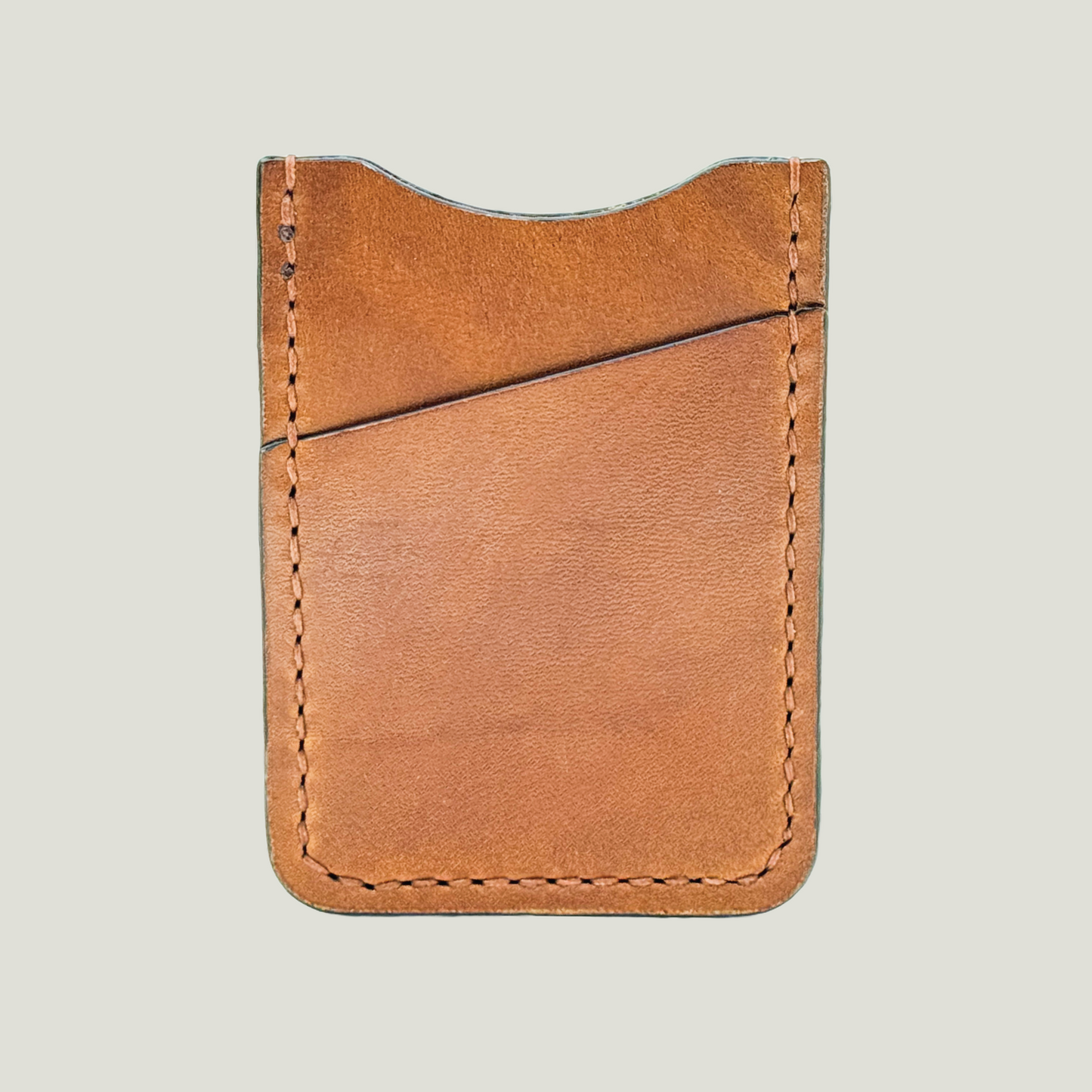 "The Stevie" Slim Wallet, Chestnut