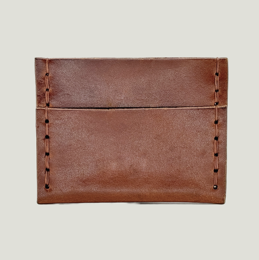 "The Camper" Card Wallet, Chestnut