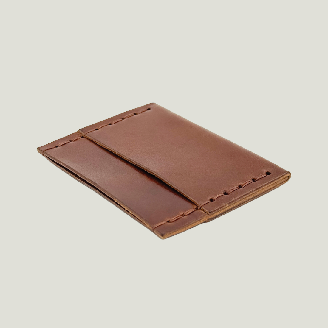 "The Camper" Card Wallet, Chestnut